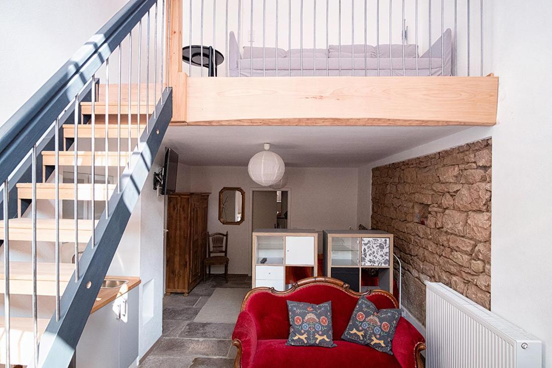 Moderne Wohnung Mit Studio In Bauernhausscheune Am See Biersdorf Eksteriør billede