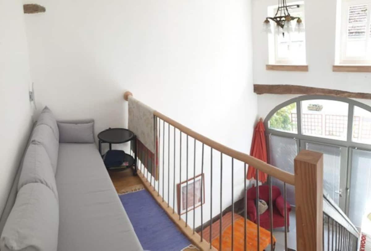 Moderne Wohnung Mit Studio In Bauernhausscheune Am See Biersdorf Eksteriør billede